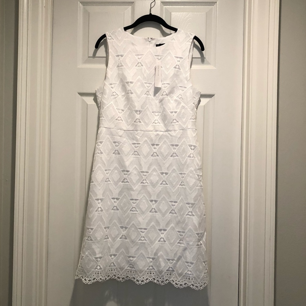 **SOLD** Ann Taylor White Lace Dress